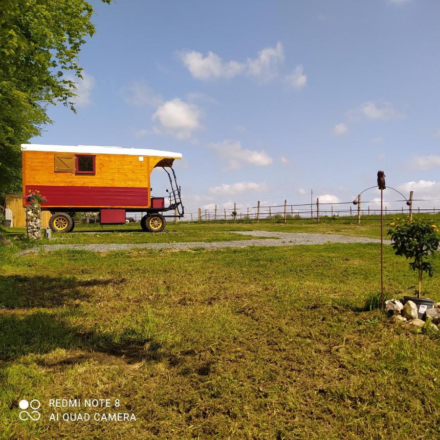 Veritable Roulotte Hippomobile "La Bailleul" Mentheville エクステリア 写真